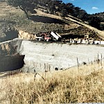 Wright’s Retarding Basin under construction