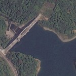 Guangzhou PSS- Lower dam on Google Earth