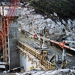 Lac Robertson under construction