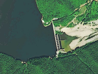 Mantaicheng on Google Earth