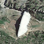 Pajarito Canyon on Google Earth
