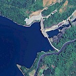 Linhekou on Google Earth