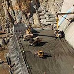 San Vicente Dam Raise under construction