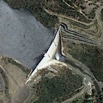 Enlarged Cotter on Google Earth