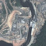 Grand Poubara on Google Earth