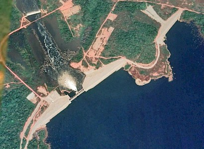 Lom Pangar on Google Earth