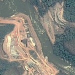 Zongo II on Google Earth