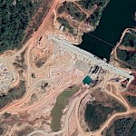 Saddle Dam D (Xe-Pian Xe-Namnoy) on Google Earth
