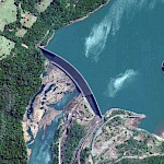 Derivação do Rio Jordão on Google Earth