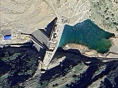 Uzundere on Google Earth