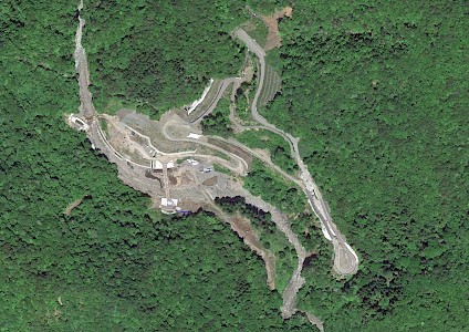 Uchigatani on Google Earth