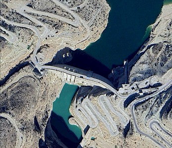 Hayghar (formerly Dehroud) on Google Earth