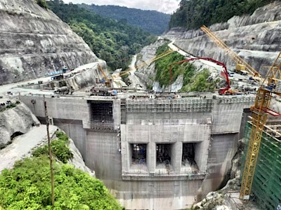 Batang Toru under construction