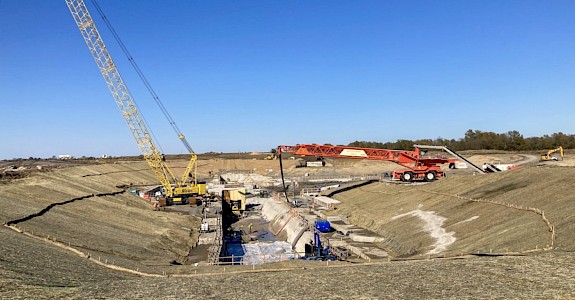 Leon Hurse under construction