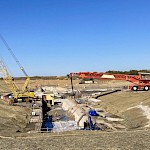 Leon Hurse under construction